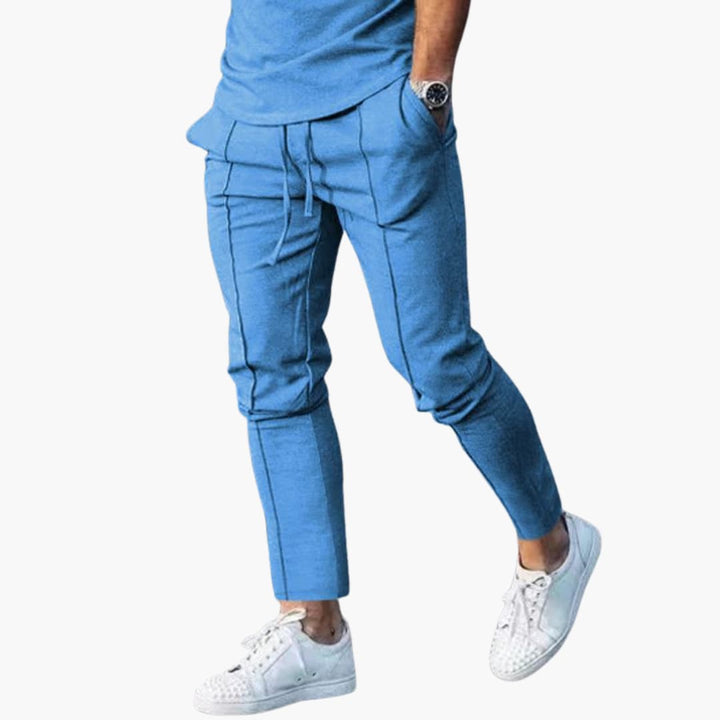 Herren Jogginghose | Schmale Passform | Kordelzug | Sommer