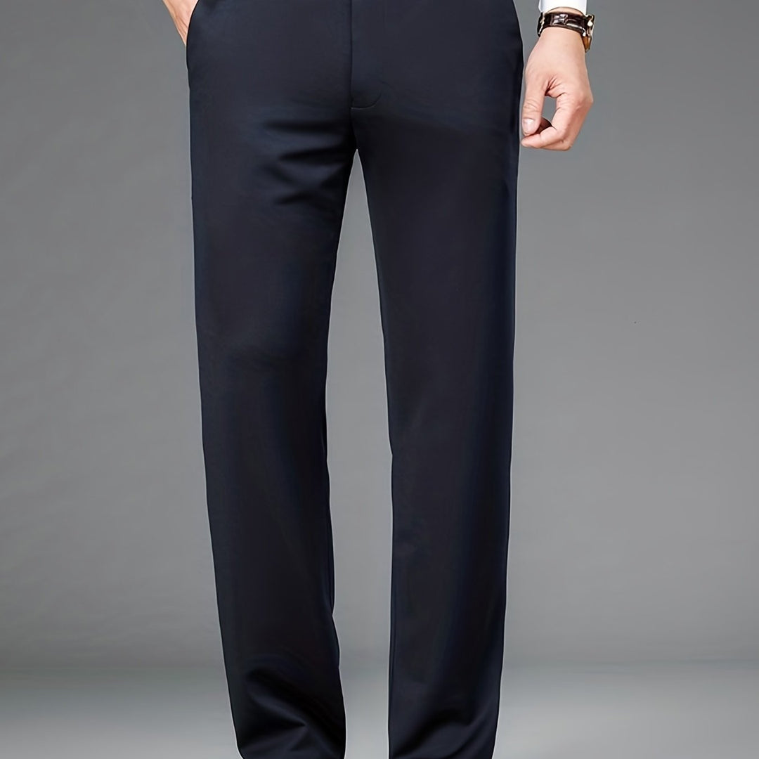 Herren Stoffhose | Gerade Passform | Eleganter Stil | Sommer