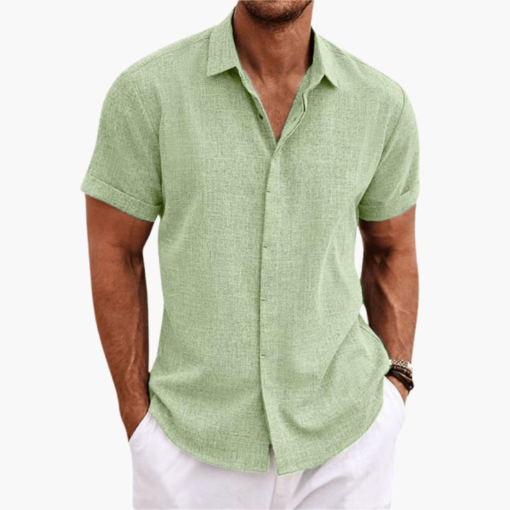 Herren Kurzarmhemd | Leichtes Design | Lockerer Schnitt | Sommer