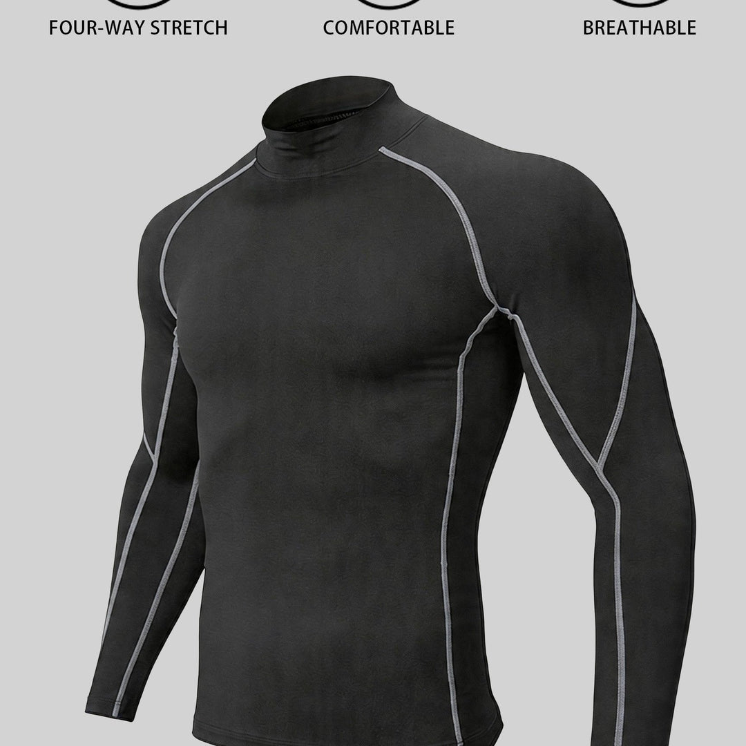 Herren Sportshirt | Slim Fit | Langarm | Sommer