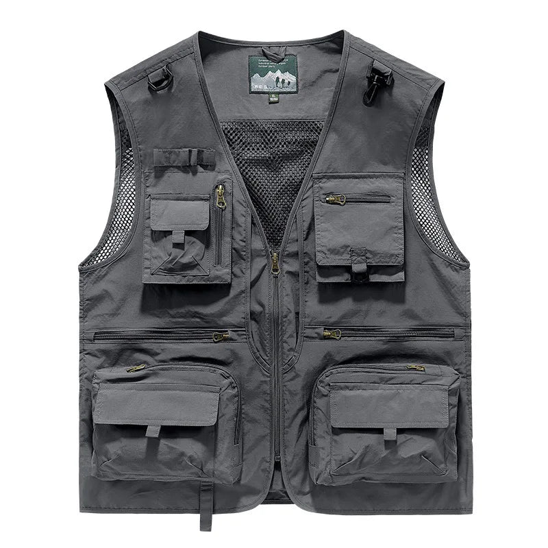 Herren Bodywarmer | Cargo | Mit Reißverschluss | Sommer