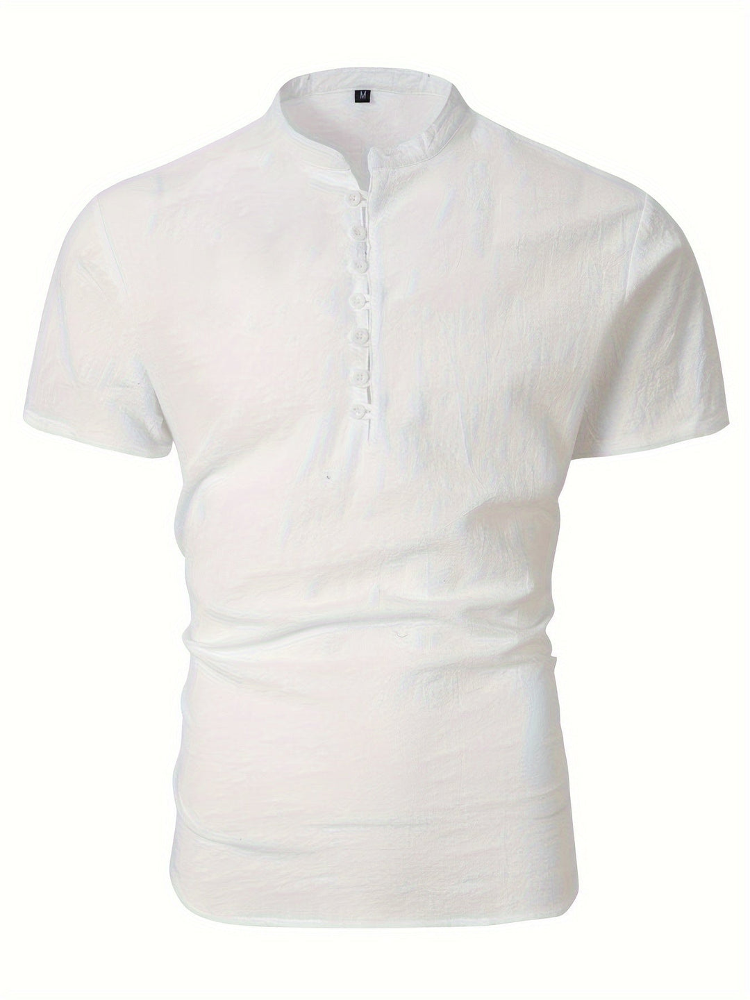Herren T-Shirt | Slim Fit | Knopfleiste | Sommer