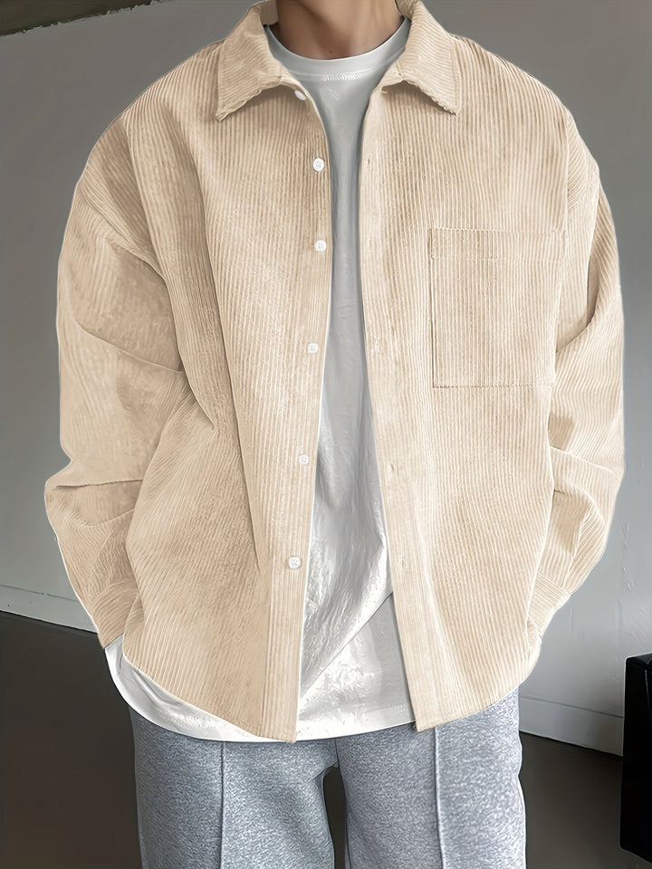 Herren Hemd | Oversized | Knopfleiste | Sommer
