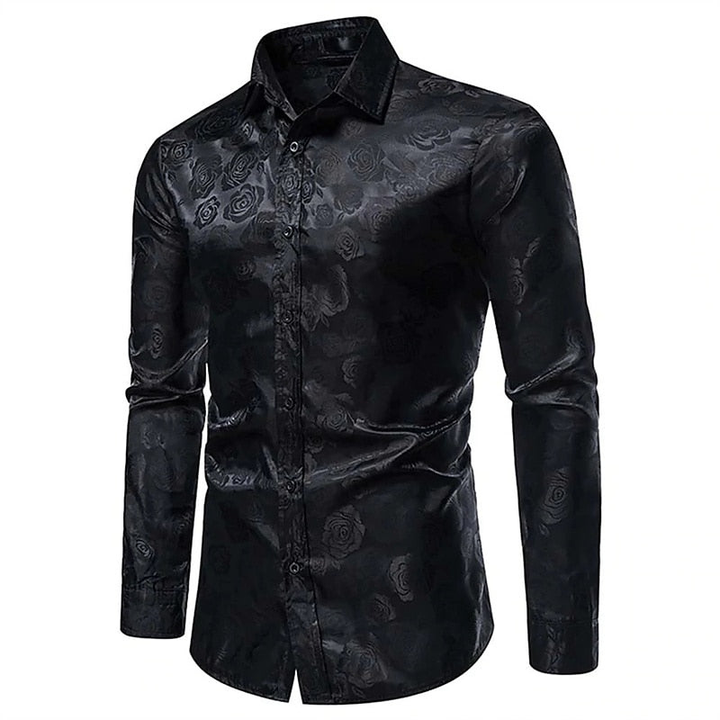 Herren Hemd | Elegantes Langarm Design | Stilvolle Kleider Mode