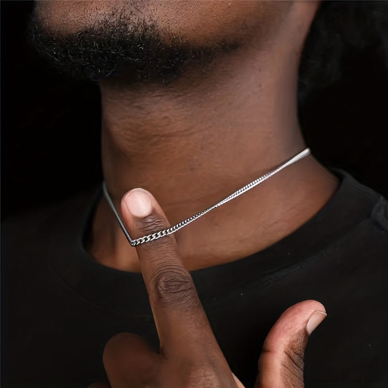 Herren Halskette | Minimalistisch Elegant | Feine Kette | Alltag