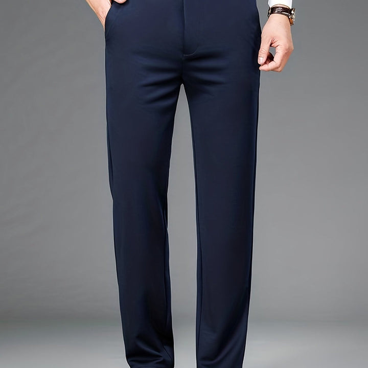 Herren Stoffhose | Gerade Passform | Eleganter Stil | Sommer