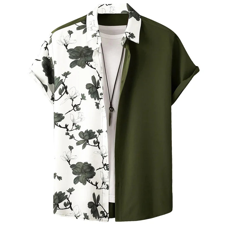 Herren Shirt | Kurzarm | Paisleymuster | Sommer