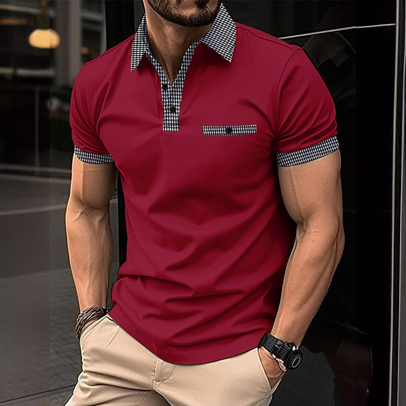 Herren Polohemd | Schmale Passform | Mit Knopfleiste | Sommer