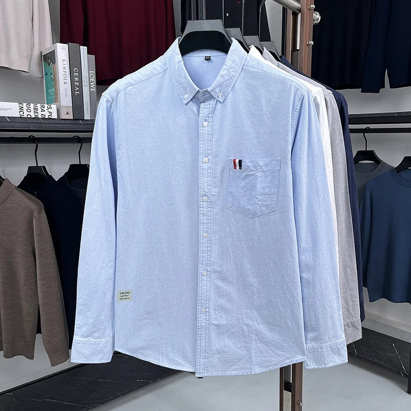Herren Hemd | Straight | Mit Knöpfen | Sommer