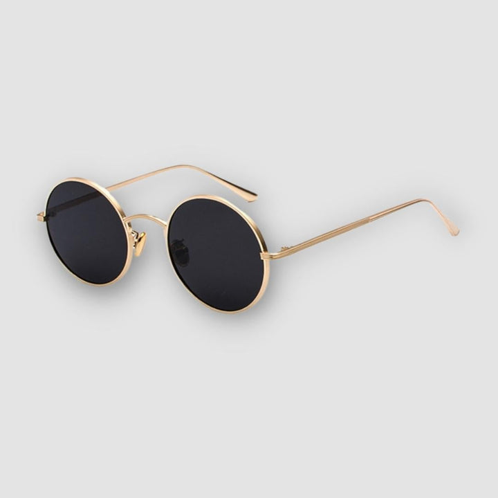 Herren Sonnenbrille | Retro Vintage | Rundes Gestell | Sommer