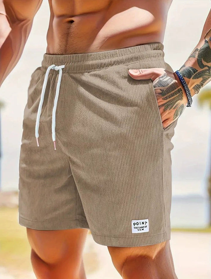Herren Shorts | Straight | Mit Kordelzug Detail | Sommer