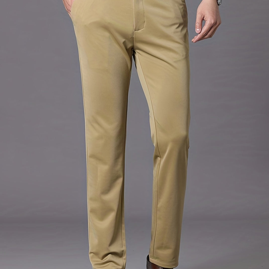 Herren Stoffhose | Gerade Passform | Eleganter Stil | Sommer