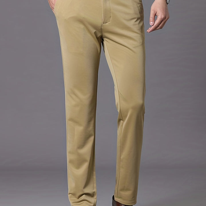 Herren Stoffhose | Gerade Passform | Eleganter Stil | Sommer