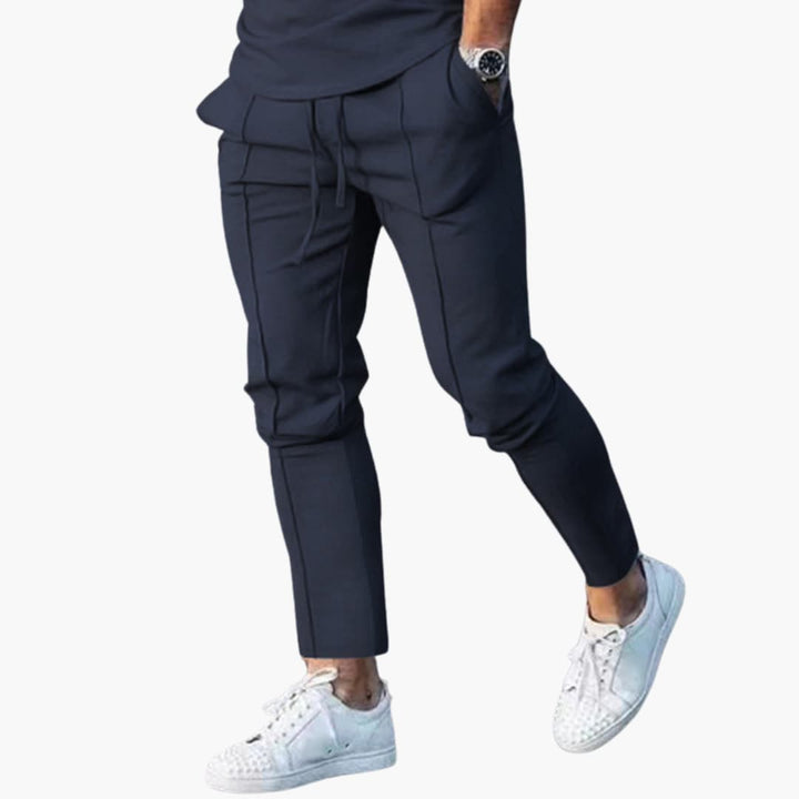 Herren Jogginghose | Schmale Passform | Kordelzug | Sommer