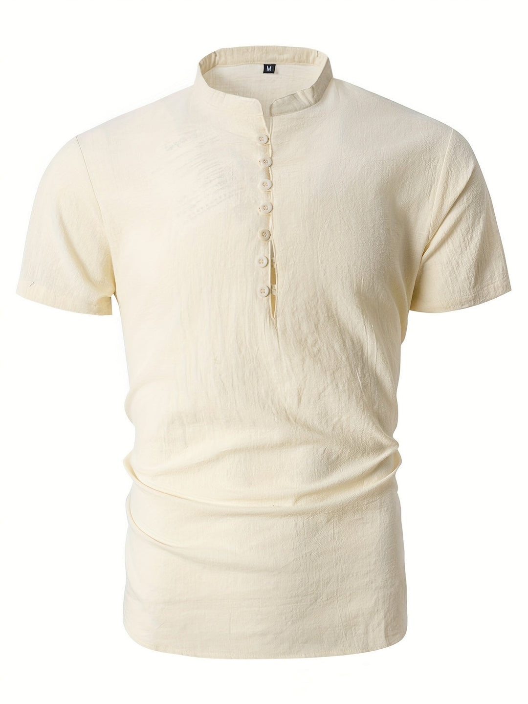 Herren T-Shirt | Slim Fit | Knopfleiste | Sommer