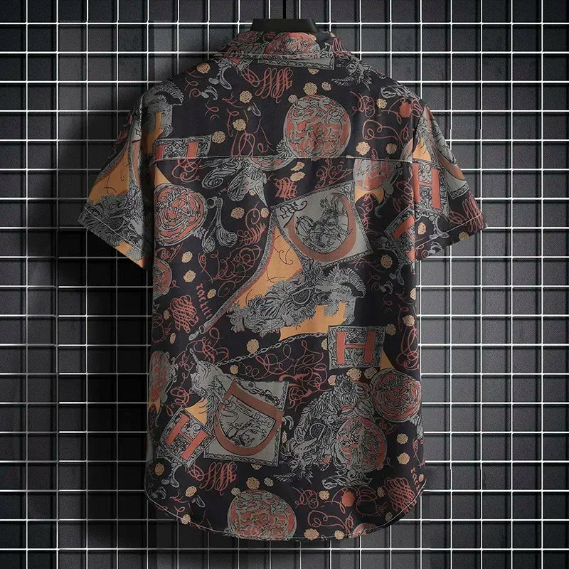 Herren Shirt | Paisleymuster | Vintage-Look | Sommer