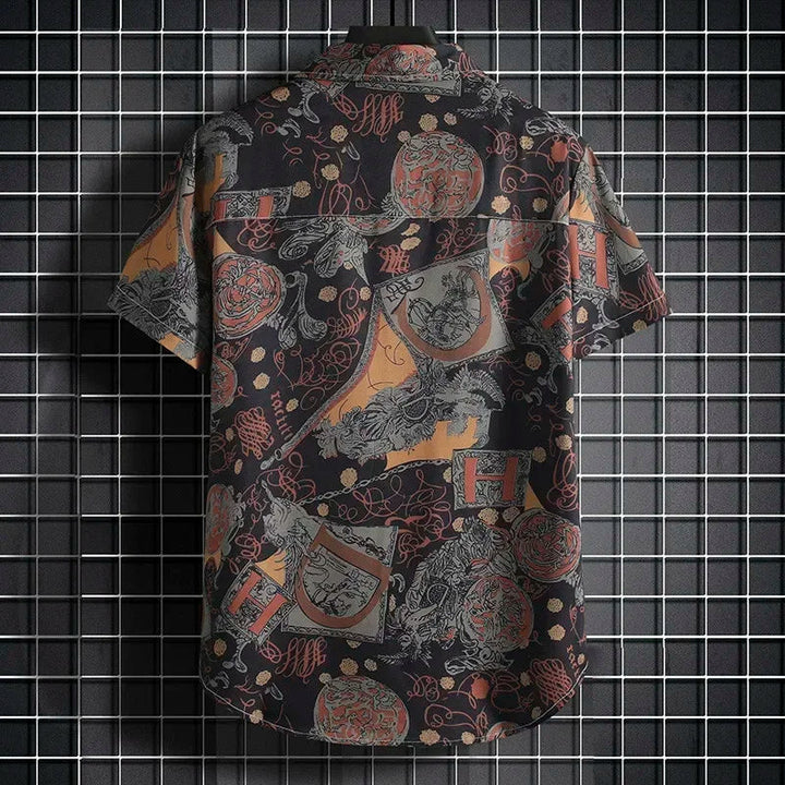 Herren Shirt | Paisleymuster | Vintage-Look | Sommer