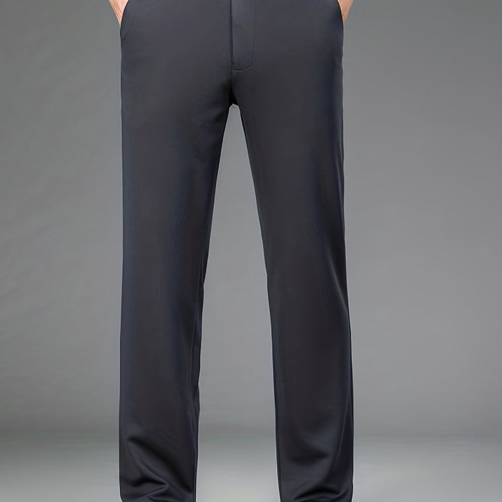 Herren Stoffhose | Gerade Passform | Eleganter Stil | Sommer