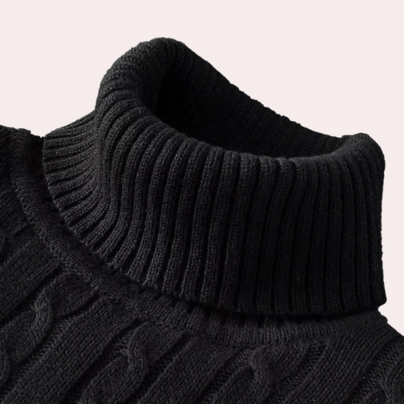 Pullover Herren | Rollkragenpullover Herren | Einfarbig Casual Basic
