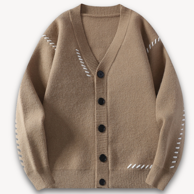 Cardigan Herren | Lockerer Strick Look | Stilvolle Kleider