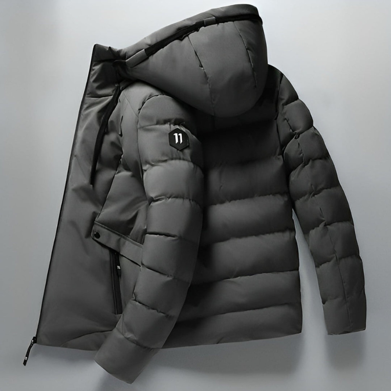 Jacke Herren | Winterjacke Herren Kapuze | Dick Gefüttert Casual