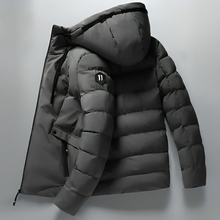 Jacke Herren | Winterjacke Herren Kapuze | Dick Gefüttert Casual