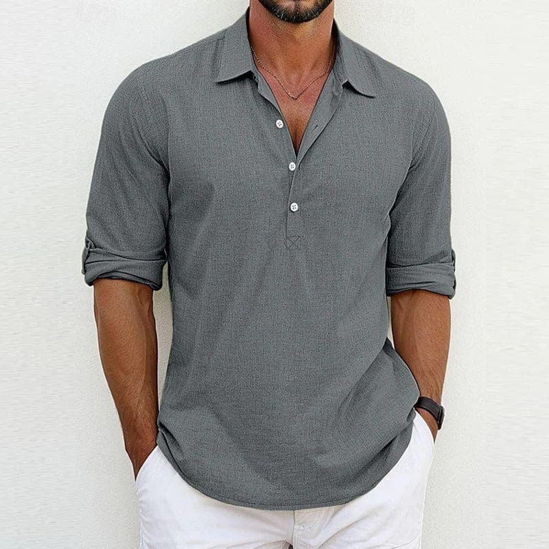 Herren Hemd | Slimfit | Knopfleiste | Sommer