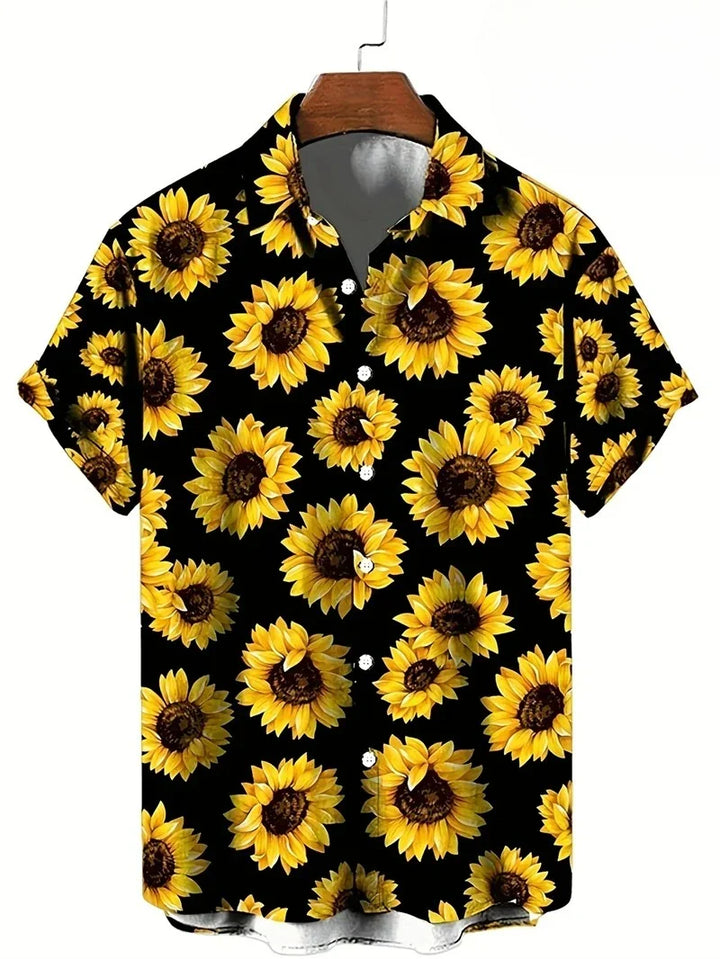 Herren Shirt | Aztekenmuster | Resort Casual | Sommer