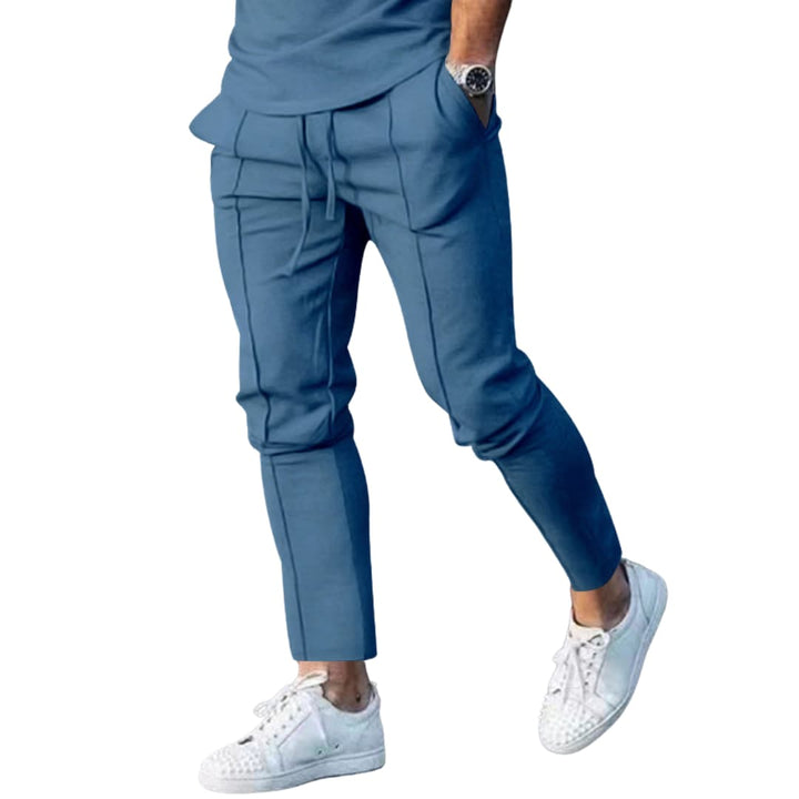 Herren Jogginghose | Schmale Passform | Kordelzug | Sommer