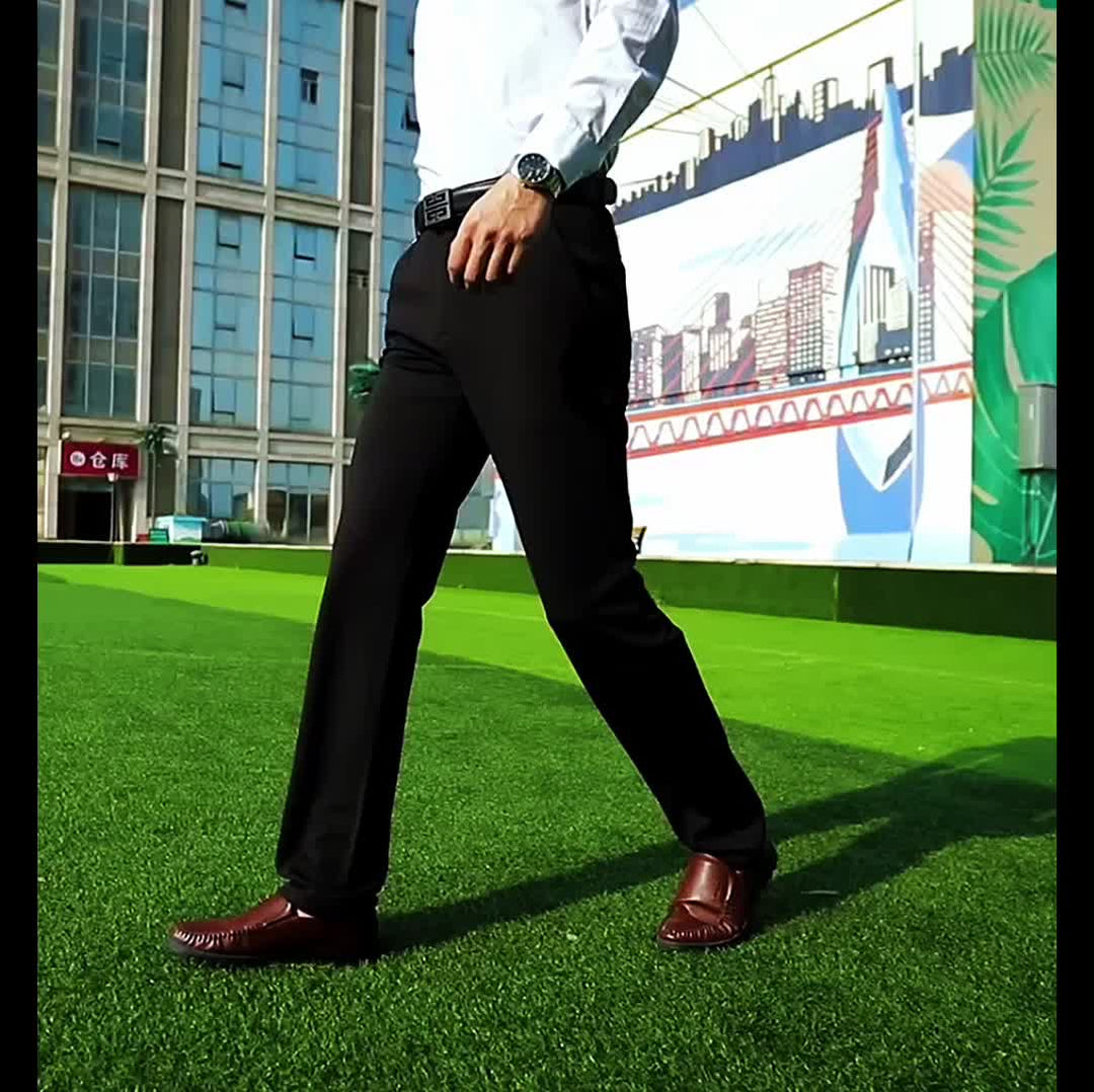 Herren Stoffhose | Gerade Passform | Eleganter Stil | Sommer
