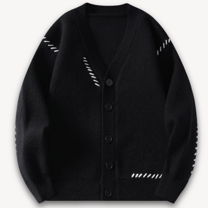 Cardigan Herren | Lockerer Strick Look | Stilvolle Kleider