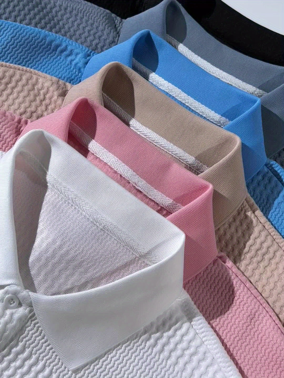 Herren Poloshirt | Strukturdesign | Slim Fit | Sommer