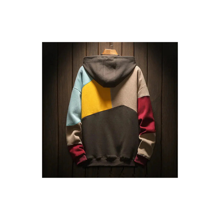 Pullover Herren | Sweatshirt Herren Patchwork | Warmer Hoodie Stil