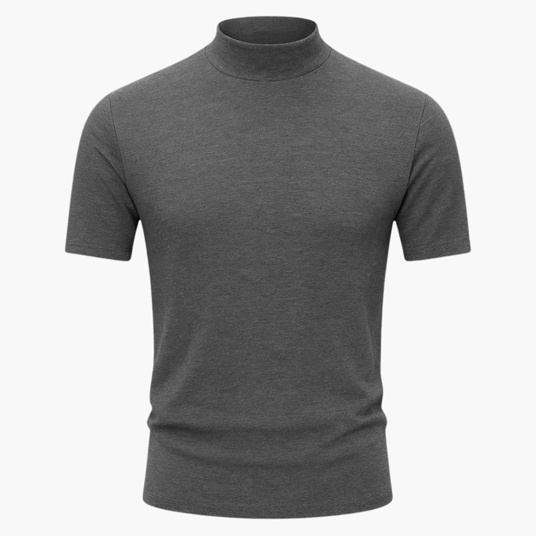 Herren T-Shirt | Slimfit | Rollkragen | Sommer