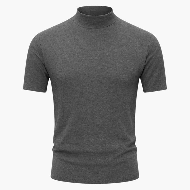 Herren T-Shirt | Slimfit | Rollkragen | Sommer