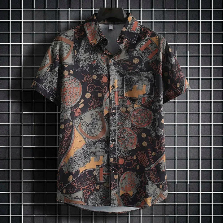 Herren Shirt | Paisleymuster | Vintage-Look | Sommer