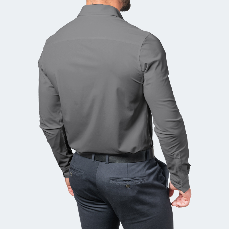 Herren Hemd | Knitterfreies Stretch Design | Modernes Herren Kleider