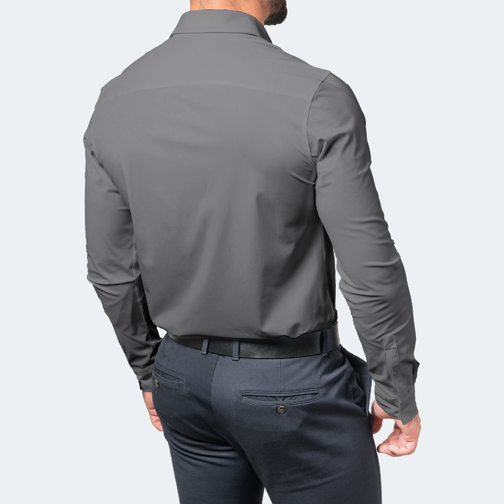 Herren Hemd | Knitterfreies Stretch Design | Modernes Herren Kleider
