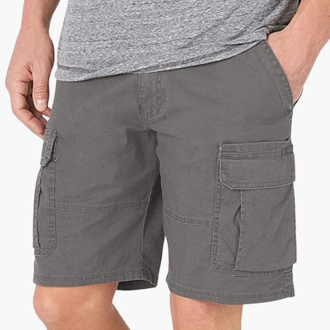 Herren Cargo Shorts | Gerade Passform | Seitentaschen | Sommer