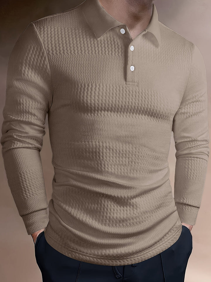 Herren Poloshirt | Strukturdesign | Slim Fit | Sommer