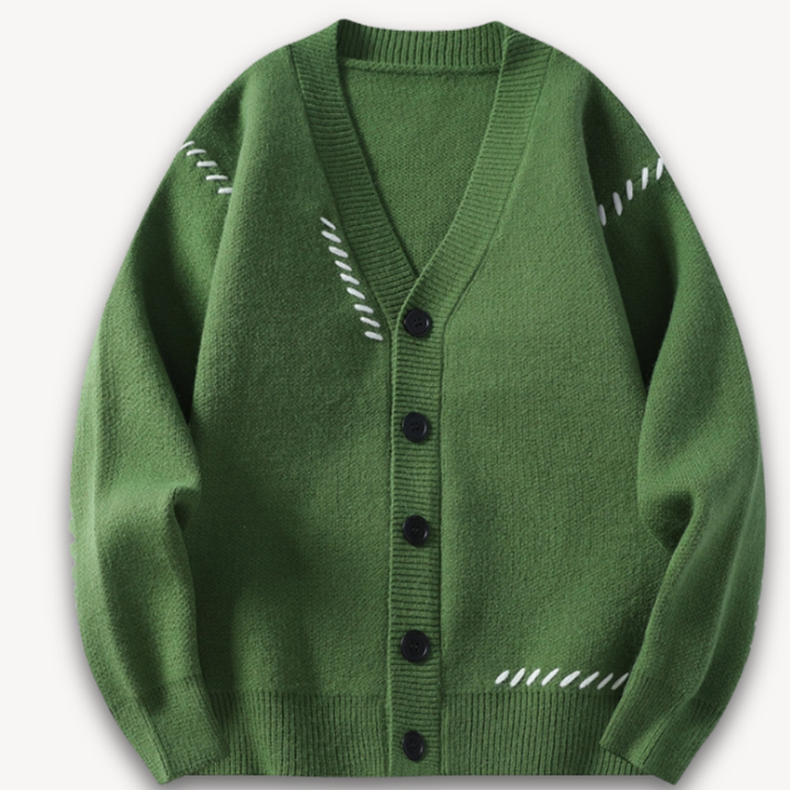 Cardigan Herren | Lockerer Strick Look | Stilvolle Kleider