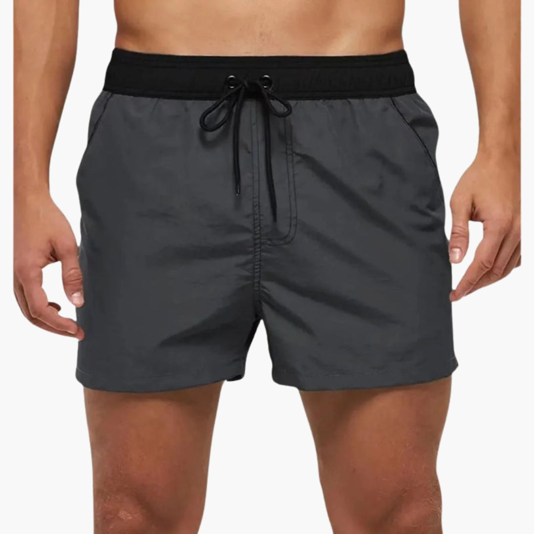 Herren Badeshorts | Slimfit | Mit Kordelzug | Sommer