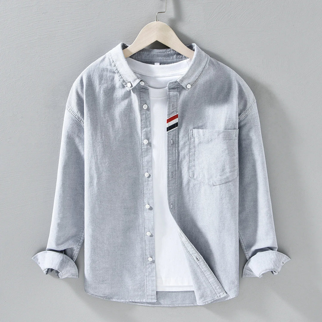 Herren Hemd | Oversized | Mit Knöpfen | Sommer