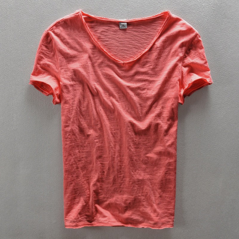 Herren T-Shirt | Straight Minimalistisch | Kurze Ärmel | Sommer