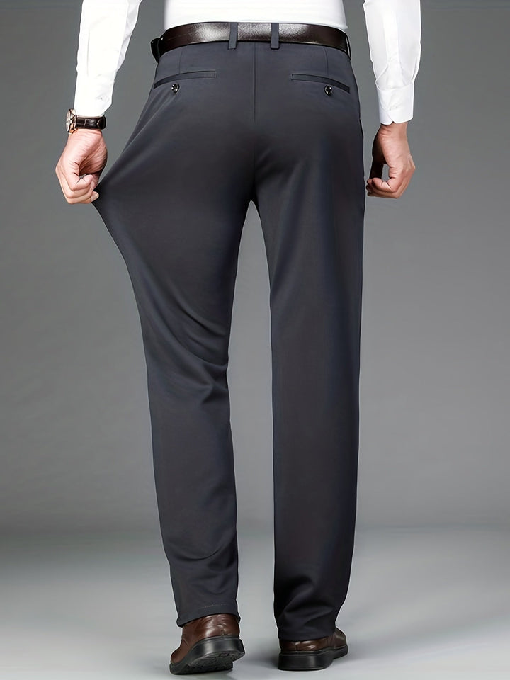 Herren Stoffhose | Gerade Passform | Eleganter Stil | Sommer