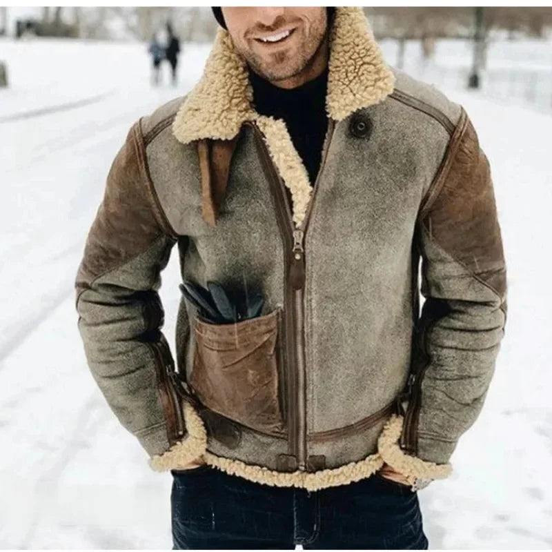 Herren Jacken | Vintage | Mit Kragen | Reißverschluss