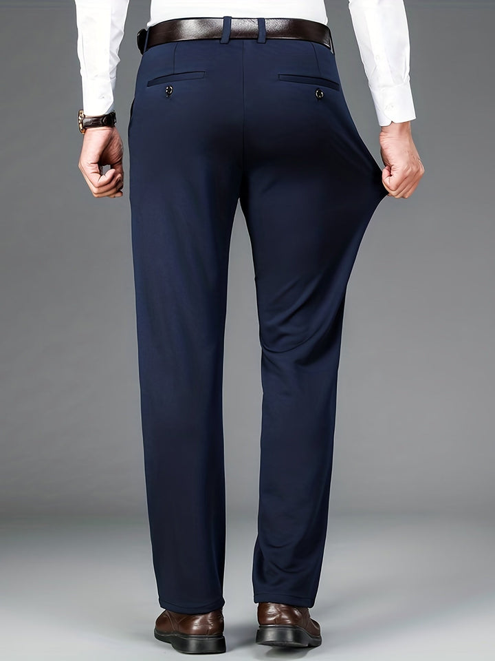 Herren Stoffhose | Gerade Passform | Eleganter Stil | Sommer