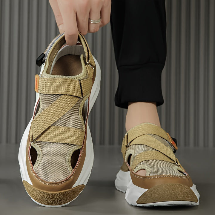 Herren Sandalen | Sportlich Oversized | Klettverschluss | Sommer
