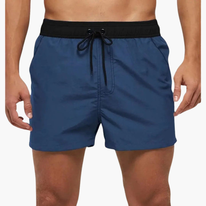 Herren Badeshorts | Slimfit | Mit Kordelzug | Sommer
