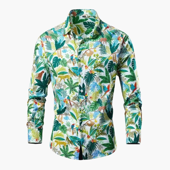 Herren Hemd | Elegant | Mit Knöpfen | Sommer